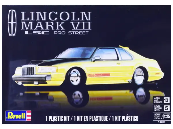Level 5 Model Kit Lincoln Mark VII LSC Pro Street 1/25 Scale Model by Revell #1