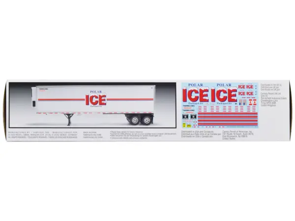 Level 4 Model Kit Fruehauf 40' Refrigerated Trailer "Polar ICE" 1/32 Scale Model by Revell #3