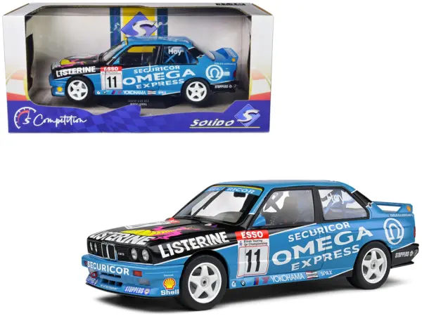 BMW E30 M3 #11 Will Hoy Winner "BTCC (British Touring Car Championship)" (1991) "Competition" Series 1/18 Diecast Model Car by Solido #1