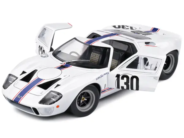 Ford GT40 MK1 #130 Henri Greder - Jean-Michel Giorgi "Targa Florio" (1967) "Competition" Series 1/18 Diecast Model Car by Solido #2