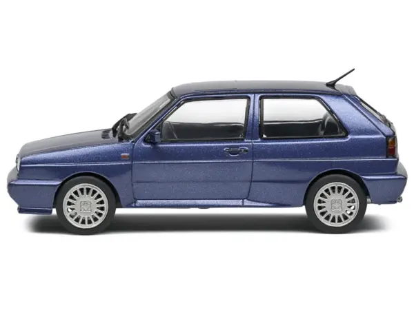 1989 Volkswagen Golf Rallye G60 Syncro Blue Metallic 1/43 Diecast Model Car by Solido #2