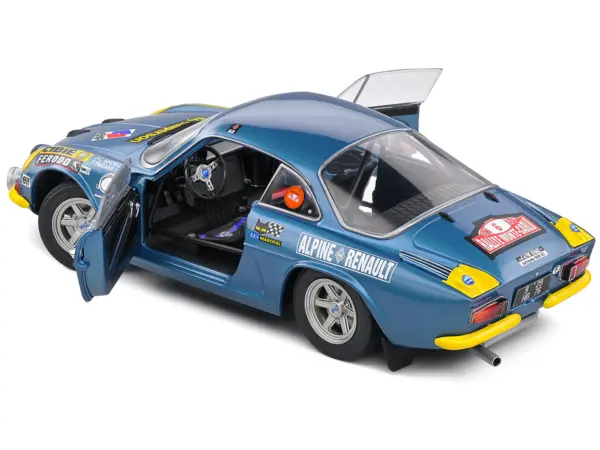 Alpine A110 1600S #6 Jean-Claude Andruet - Pierre Pagani "Rallye Montecarlo" (1972) "Competition" Series 1/18 Diecast Model Car by Solido #4