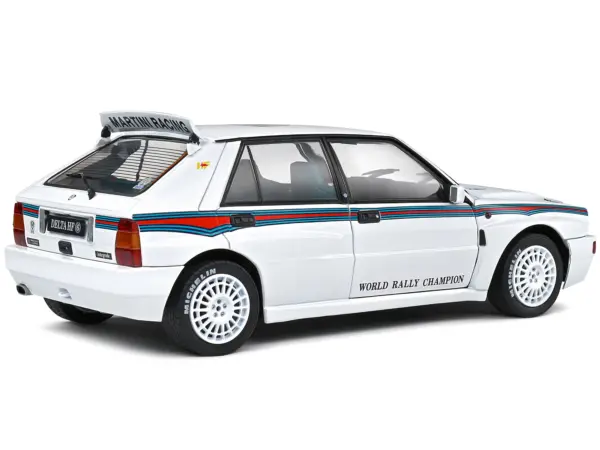 1992 Lancia Delta HF Integrale Evo 1 Martini 6 White with Blue and Red Stripes "World Rally Champion - Martini Racing" 1/18 Diecast Model Car by Solido #5