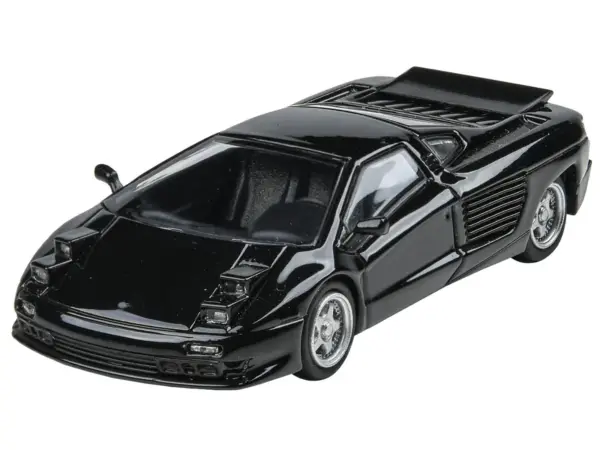 1991 Cizeta V16T Black 1/64 Diecast Model Car by Paragon Models #2