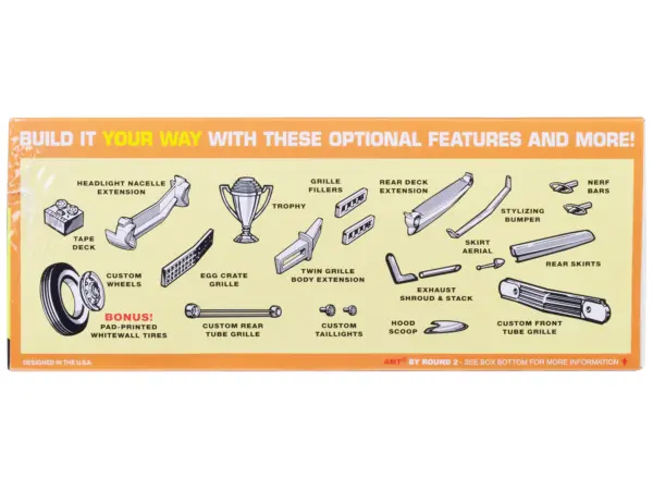 Skill 2 Model Kit 1961 Ford Galaxie Hardtop 3-in-1 Kit 1/25 Scale Model by AMT #2