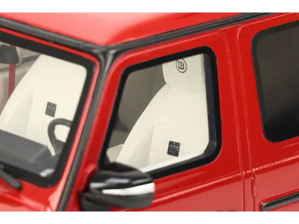2022 Brabus 900 Rocket Edition Red with Carbon Hood 1/18 Model Car by GT Spirit #2