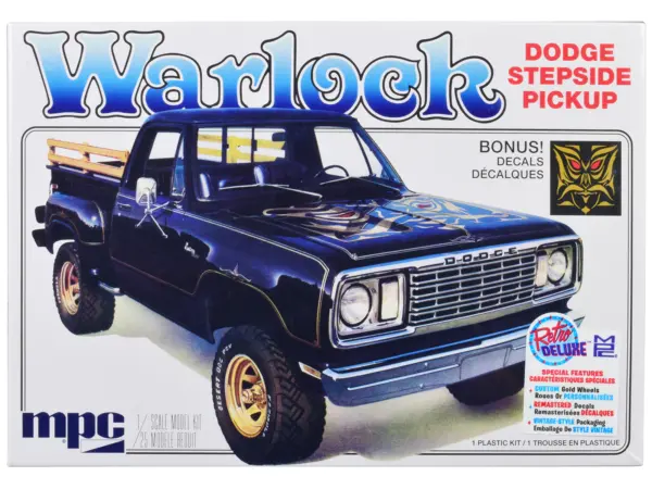 Skill 2 Model Kit 1977 Dodge Warlock Stepside Pickup Truck 1/25 Scale Model by MPC #1