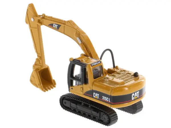 CAT Caterpillar 315C L Hydraulic Excavator Yellow 1/87 (HO) Diecast Model by Diecast Masters #3