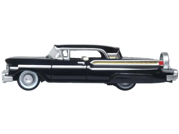 1957 Mercury Montclair Tuxedo Black 1/87 (HO) Scale Diecast Model Car by Oxford Diecast #2