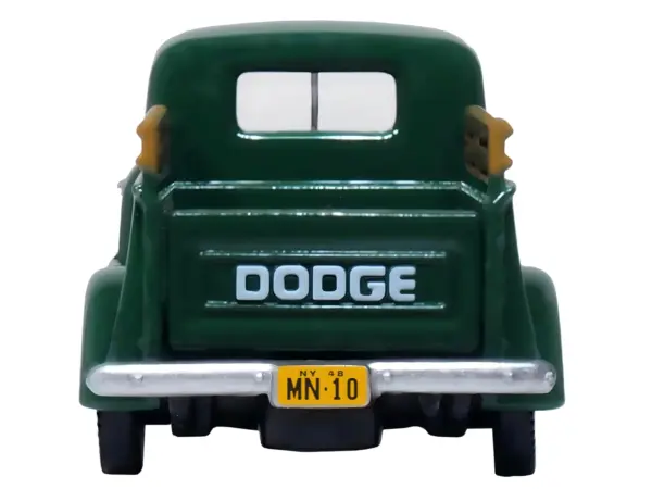 1948 Dodge B-1B Pickup Truck Green "Railway Express Agency" 1/87 (HO) Scale Diecast Model Car by Oxford Diecast #4