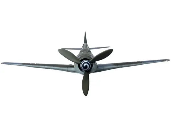 Focke-Wulf Fw190D-9 Fighter Aircraft "600150 JG-4 Frankfurt Rhine-Main Airfield" (1945) German Luftwaffe "Oxford Aviation" 1/72 Diecast Model Airplane by Oxford Diecast #3