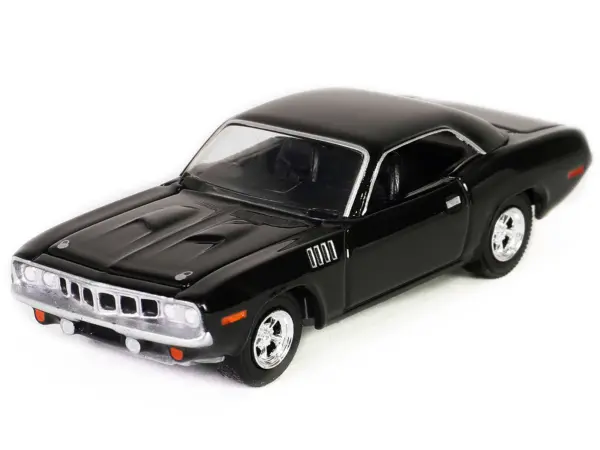 Plymouth Barracuda Black "John Wick: Chapter 4" (2023) Movie "Hollywood Series" Release 41 1/64 Diecast Model Car by Greenlight #2