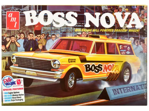 Skill 2 Model Kit Boss Nova Funny Car 1/25 Scale Model by AMT #1