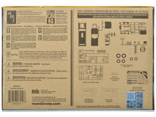 Skill 2 Model Kit Boss Nova Funny Car 1/25 Scale Model by AMT #4