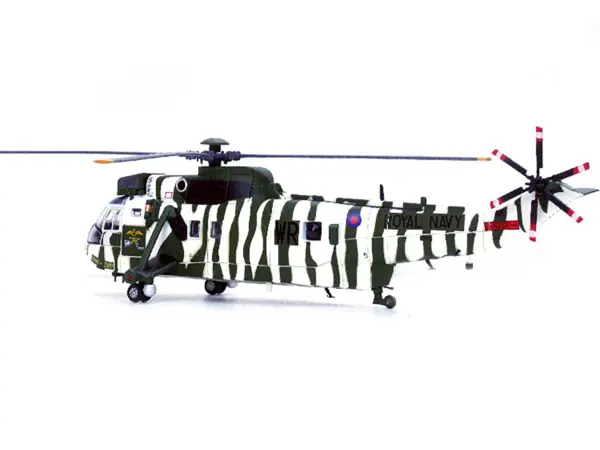 Westland Sea King HC.4 Helicopter "40th Anniversary Livery 848 Naval Air Squadron Commando Helicopter Force Royal Naval Air Station Yeovilton Somerset" (2009) British Royal Navy 1/72 Diecast Model by Legion #2