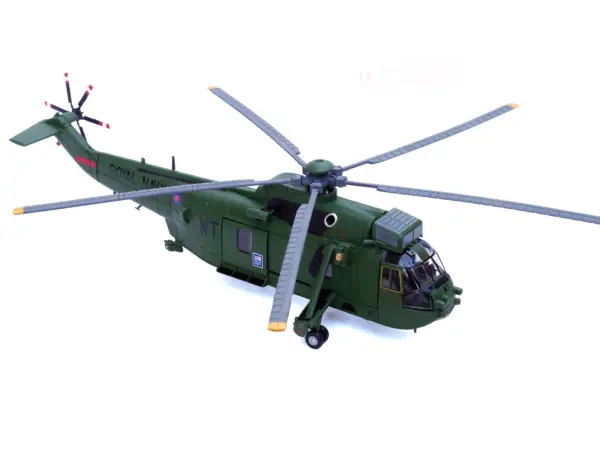 Westland Sea King HC.4 Helicopter "Green Livery 848 Naval Air Squadron Commando Helicopter Force Royal Naval Air Station Yeovilton Somerset" (2009) British Royal Navy 1/72 Diecast Model by Legion #4