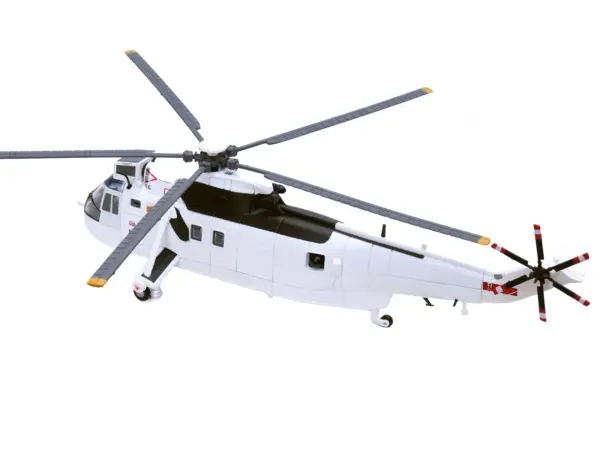 Westland Sea King HC.4 Helicopter "White Livery 845 Naval Air Squadron United Nations Protection Force Bosnia/Croatia" (1995) British Royal Navy 1/72 Diecast Model by Legion #3