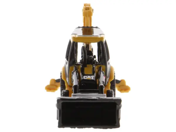 CAT Caterpillar 420E Backhoe Loader Yellow "Micro-Constructor" Series Diecast Model by Diecast Masters #4