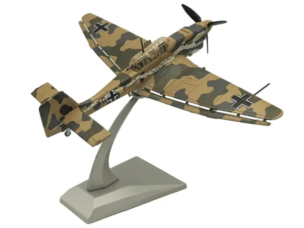 Junkers Ju 87R Trop Stuka Bomber Aircraft "Immelmann 6./StG 2 Libya" (1941) German Luftwaffe 1/72 Diecast Model Airplane #2