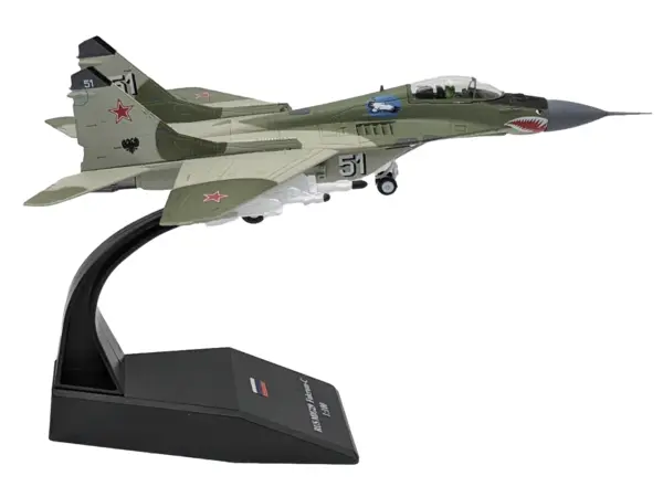 Mikoyan-Gurevich MiG-29 Fighter Aircraft "120th GvIAP Domna Airfield" (2001) Russian Air Force 1/100 Diecast Model Airplane #3