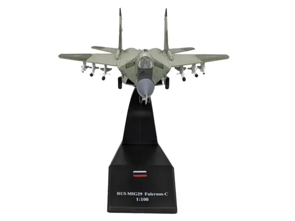 Mikoyan-Gurevich MiG-29 Fighter Aircraft "120th GvIAP Domna Airfield" (2001) Russian Air Force 1/100 Diecast Model Airplane #5