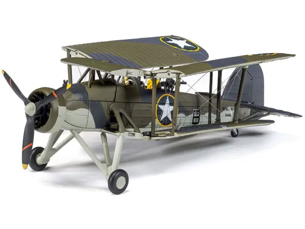Fairey Swordfish Mk.I Bomber Aircraft "No. 833 Squadron of the Fleet Air Arm HMS Biter Operation Torch" (1942) British Royal Air Force "The Aviation Archive" Series 1/72 Diecast Model by Corgi #2