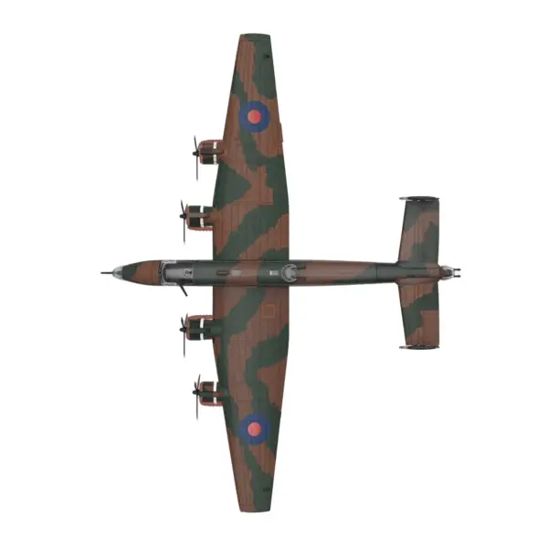 Handley Page Halifax B.MK III Bomber Aircraft "No. 158 Squadron RAF Lissett Yorkshire" Royal Air Force (1944) "Planes of World War II" Series 1/144 Diecast Model Airplane by Luppa #2