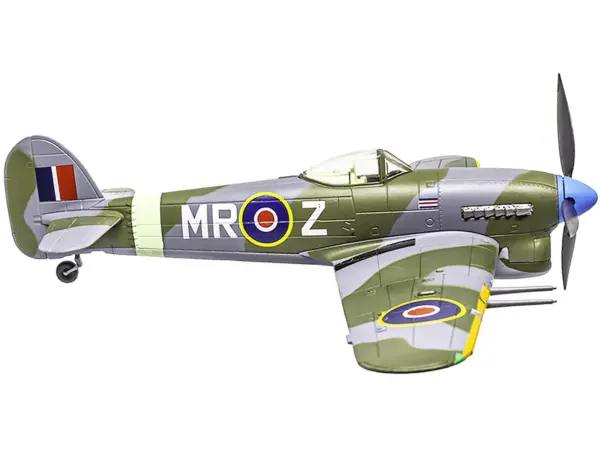 Hawker Typhoon Mk IB Fighter-Bomber Aircraft "No. 245 (Northern Rhodesian) Squadron" Royal Air Force (1942) "Planes of World War II" Series 1/72 Diecast Model Airplane by Luppa #2
