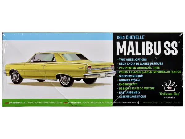 Skill 2 Model Kit 1964 Chevrolet Chevelle Malibu SS "Craftsman Plus" Series 1/25 Scale Model by AMT #2