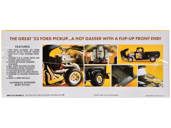 Skill 2 Model Kit 1953 Ford Stepside Pickup Truck 1/25 Scale Model by MPC #2