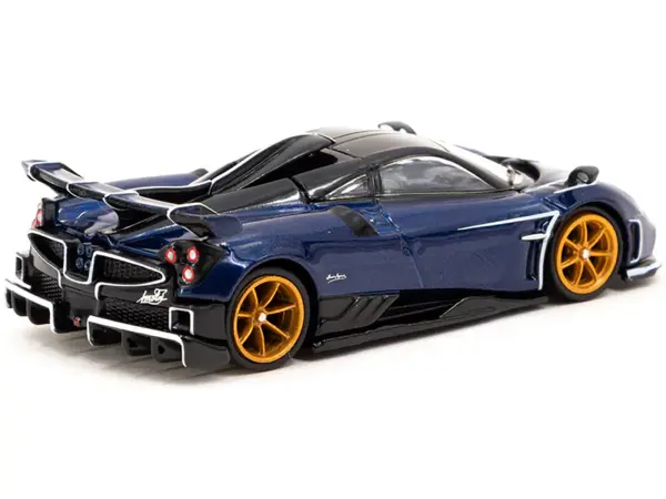 Pagani Imola Argentina Blue Metallic with Black Top "Global64" Series 1/64 Diecast Model by Tarmac Works #2
