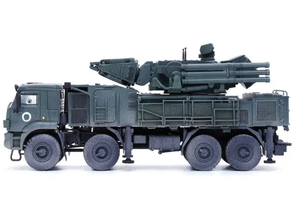Pantsir S1 96K6 Self-Propelled Air Defense Weapon System "Ukraine War" Russian Army "Armor Premium" Series 1/72 Diecast Model by Panzerkampf #2