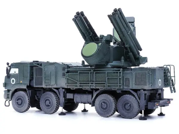 Pantsir S1 96K6 Self-Propelled Air Defense Weapon System "Ukraine War" Russian Army "Armor Premium" Series 1/72 Diecast Model by Panzerkampf #3