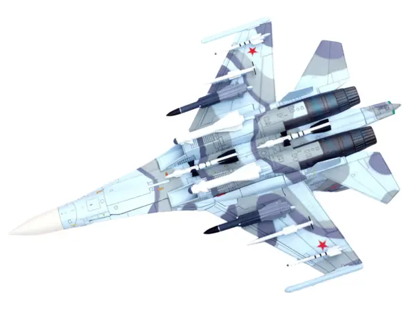 Sukhoi Su-30MKK Flanker-G Fighter Aircraft #504 "Russian Air Force" "Wing" Series 1/72 Diecast Model by Panzerkampf #3
