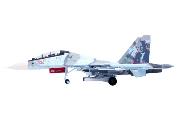 Sukhoi Su-30MKK Flanker-G Fighter Aircraft #504 "Russian Air Force" "Wing" Series 1/72 Diecast Model by Panzerkampf #5
