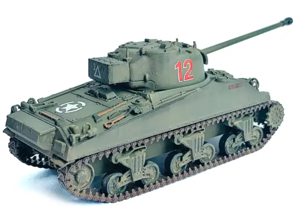 British Sherman Firefly Vc Tank #12 "3 Troop A Sqd. Northamptonshire Yeomanry France" (1944) "NEO Dragon Armor" Series 1/72 Plastic Model by Dragon Models #3