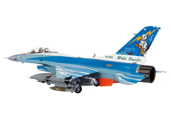 Lockheed F-16C Fighting Falcon Fighter Aircraft "309th Fighter Squadron 56th Operations Group Wild Ducks" (2022) United States Air Force 1/72 Diecast Model by JC Wings #4