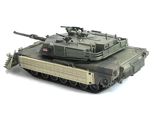 United States M1A1 AIM (Abrams Integrated Management) Tank with Mine Plow (Plowing Mode) #68 "United States Army" Olive Drab "NEO Dragon Armor" Series 1/72 Plastic Model by Dragon Models #2