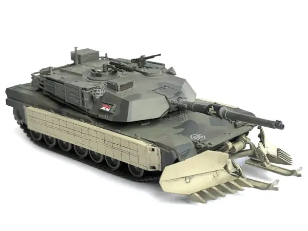 United States M1A1 AIM (Abrams Integrated Management) Tank with Mine Plow (Plowing Mode) #68 "United States Army" Olive Drab "NEO Dragon Armor" Series 1/72 Plastic Model by Dragon Models #3