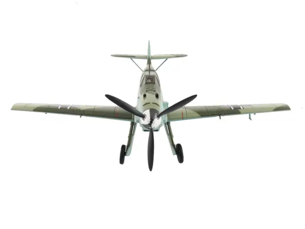 Messerschmitt BF 109E-4 Fighter Aircraft "Franz von Werra II/JG-3" (1940) German Luftwaffe "Air Power Series" 1/48 Diecast Model by Hobby Master #3