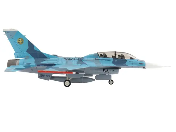 Lockheed F-16B Fighting Falcon Fighter Aircraft "Top Gun 04 Centennial of Naval Aviation" United States Navy "Air Power Series" 1/72 Diecast Model by Hobby Master #2