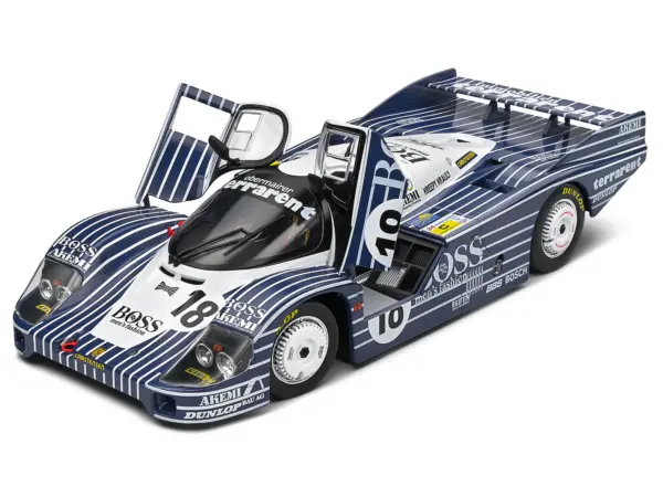 Porsche 956LH #18 Jurgen Lassig - Axel Plankenhorn - Desire Wilson "24 Hours of Le Mans" (1983) "Competition" Series 1/18 Diecast Model Car by Solido #3