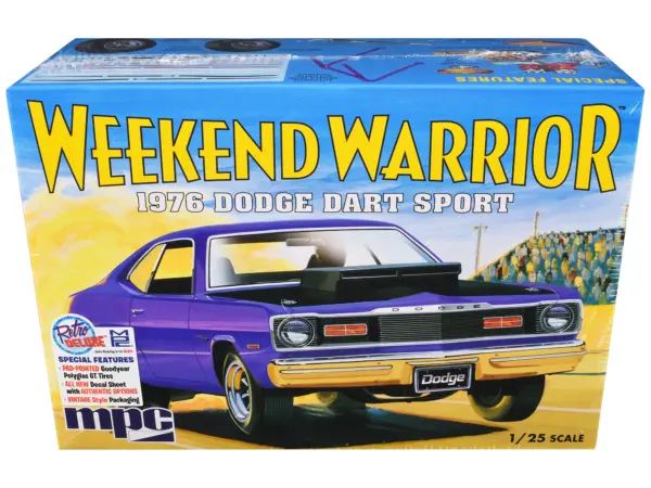 Skill 2 Model Kit 1976 Dodge Dart Sport "Weekend Warrior" 1/25 Scale Model by MPC #1