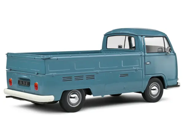 1968 Volkswagen T2 Pickup Truck Petrol Blue 1/18 Diecast Model Car by Solido #5