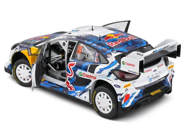 Ford Puma Rally1 Hybrid #16 Adrien Fourmaux - Alexandre Coria 3rd Place "Rally Sweden" (2024) "Competition" Series 1/18 Diecast Model Car by Solido #4
