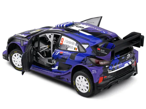 Ford Puma Rally1 Hybrid #9 Jourdan Serderidis - Frederic Miclotte "Safari Rally Kenya" (2022) "Competition" Series 1/18 Diecast Model Car by Solido #4