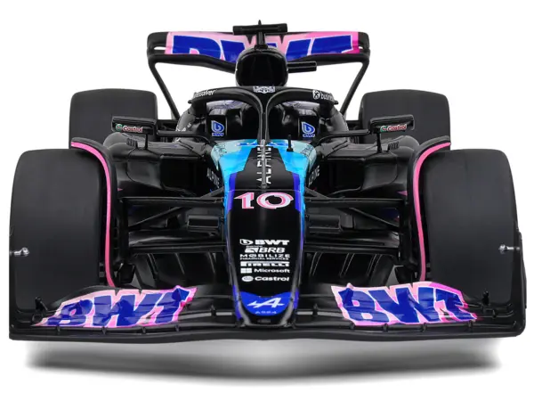 Alpine A524 Presentation Edition "BWT" "Formula One F1 World Championship" (2024) "Competition" Series 1/18 Diecast Model Car by Solido #4