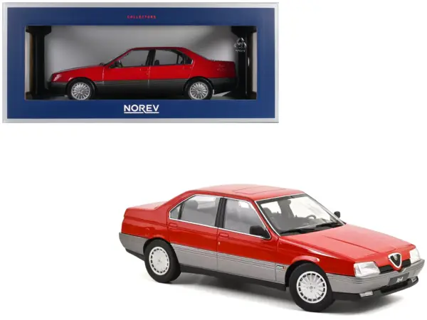 1991 Alfa Romeo 164 Red 1/18 Diecast Model Car by Norev #1