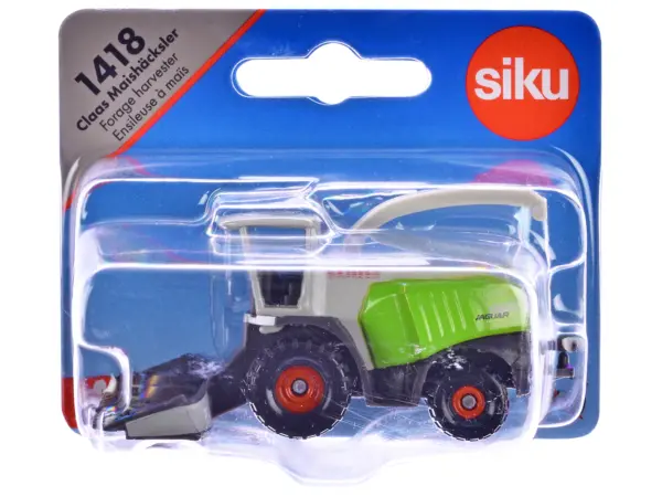Claas 960 Jaguar Forage Harvester Green and Gray Diecast Model by Siku #1