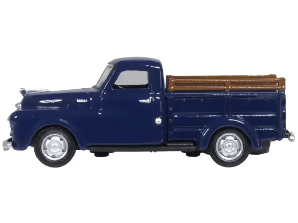 1948 Dodge B-1B Pickup Truck Waterway Blue 1/87 (HO) Scale Diecast Model Car by Oxford Diecast #2